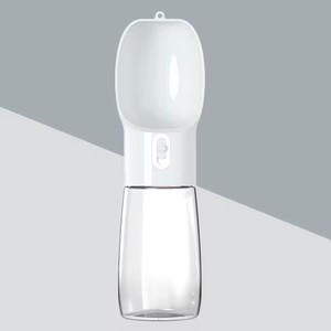 Low Price 2 in 1 High-Capacity Pet Cup <b>Portable</b> Dog Water Bottle with Granary Leak-Proof <b>Lock</b> Button Design Suitable for Dog Cat - Product Image 1