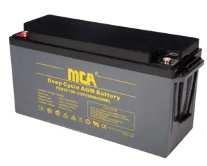 Agm — batterie 12v 150ah, haute qualité, prix de batterie cycle profond