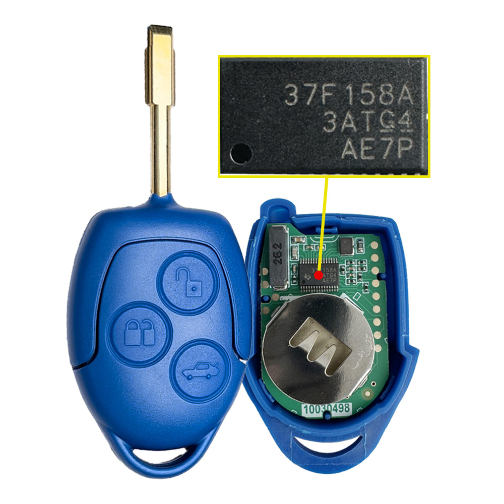 Ford Key Fob Replacement - Keyless Entry Remote With 80 Bit Key For Mustang & Other Models