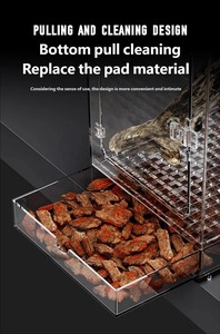 Üstün Havalandırmalı Akrilik Sürüngen Yaşam Alanı 20x20x30cm Ağaç Yaşamı Teraryumu Çöl Manzarası Kurulumu ve Evcil Yılanlar için - Product Image 5