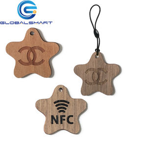 Personalizzato QR stampa di codici a barre nfc portachiavi in legno portachiavi hotel <span class=keywords><strong>tag</strong></span> - Product Image 4