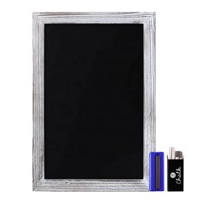 Tableau noir magnétique mural brun torréfié 18'' x 24'' avec craie et gomme pour restaurants, cafés et décoration intérieure - Product Image 3