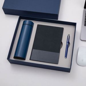 Customizable Notebook Pen Thermos Cup Set Company Corporate Gift Set Promotional Luxury Business Gifts Leather <b>Journal</b> and Pen - Product Image 1