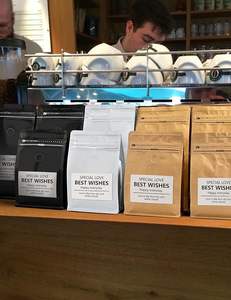 Sacs à café kraft avec valve Pochettes à fond plat en feuille d'aluminium à haute barrière Sacs de conservation des aliments avec fermeture à glissière refermable - Product Image 6