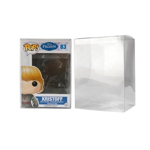 Guangzhou Manufacturer 4'' Clear POP Protector Pop Display Box Packaging PET Plastic Transparent Box Protector