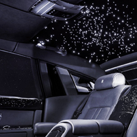 Kit d'éclairage LED à fibres optiques pour voiture, éclairage ambiant intérieur du toit, éclairage scintillant effet ciel étoilé