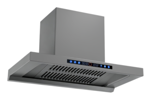 Campana Extractora de Acero Inoxidable con Ventilación, Montada en la Pared, con Pantalla Digital y Control Táctil, Flujo de Aire de 900 CFM, para Uso Doméstico y Hotelero - Product Image 2