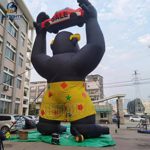 Top vente tenant un ballon gorille géant gonflable pour le marketing des concessionnaires automobiles - Product Image 4