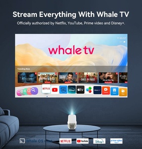 Proyector <span class=keywords><strong>de</strong></span> Video Inteligente Android 13 con WiFi, Bluetooth, <span class=keywords><strong>1080P</strong></span>, <span class=keywords><strong>4K</strong></span>, Certificado Oficialmente por Netflix, Cine en Casa 3D, Ajustable - Product Image 4