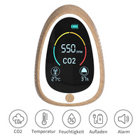 Analizador de Gases IAQ Portátil, Detector de Dióxido de Carbono con Wifi Tuya, Registrador de Datos, Medidor de CO2, Monitor de Concentración de CO2, 10,000 ppm