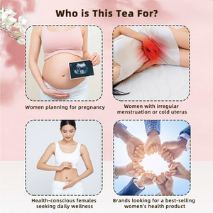 Thé de fertilité biologique pour femmes - Thé en sachets dans une boîte pour soutenir la grossesse - Product Image 3