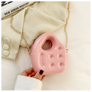 Korean Style <strong>Mini</strong> <strong>Taschen</strong> Leather Irregular Shape Shoulder Bag Candy Color Bolsas Para Mujer Heteromorphic Quality Handbags - Product Image 2