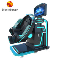 Nuevo diseño Roller Coster VR Arcade Machine Simulador de vuelo Cabina 720 grados VR Silla Gaming VR 360 Simulador