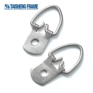 TS-K021 One hole D-Ring Picture frame hanger Thick wire frame hanging hook with screw picture hooks
