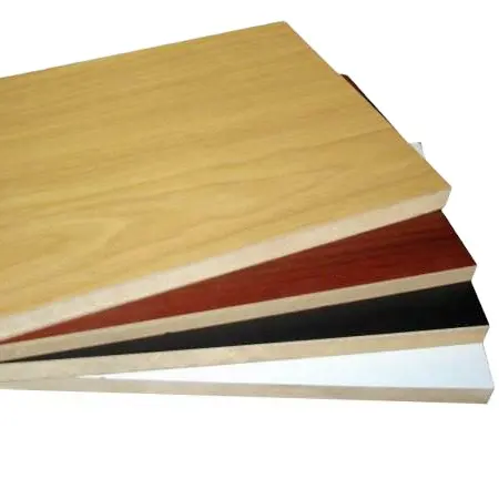 1220mmx2440mm both sides melamine faced MDF board white beech cherry walnut