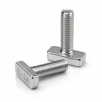 Hochbelastbare Aluminium SUS304 Edelstahl Solar-PV-Montageschiene T-Nut-Kopfschraube Flanschmutter Sicherungsscheibe Befestigungsset