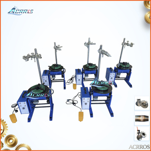 Voltage 220v Foot Pedal 90 Degree Tilting Rotating Welding Turntable Adjustable Torch Holder Loading 200kg Welding Positioners - Product Image 5