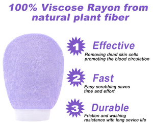 Guante de baño turco de alta calidad, manopla Exfoliante para fregar el cuerpo, elimina el bronceado falso - Product Image 3