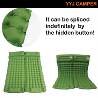 Vente en gros Matelas gonflable de randonnée pliable en nylon TPU Tapis de couchage imperméable pour le camping