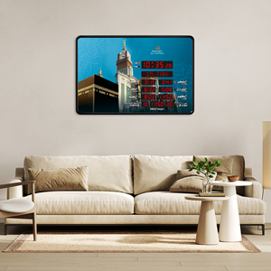 Reloj <span class=keywords><strong>de</strong></span> Pared Grande para Escritorio <span class=keywords><strong>de</strong></span> <span class=keywords><strong>la</strong></span> <span class=keywords><strong>Mezquita</strong></span> AL FATIHA 2026, Recordatorio <span class=keywords><strong>de</strong></span> Azan Musulmán, Angelus, Jumuah, Corán Completo, Radio, Conexión Inalámbrica, Calendario - Product Image 5