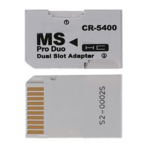 Adaptador de Tarjetas Dual de 2 Ranuras para PSP, Tarjeta <span class=keywords><strong>Micro</strong></span> <span class=keywords><strong>SD</strong></span> TF a <span class=keywords><strong>Memory</strong></span> <span class=keywords><strong>Stick</strong></span> para MS <span class=keywords><strong>Pro</strong></span> <span class=keywords><strong>Duo</strong></span> - Product Image 3