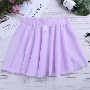 Offre Spéciale Petites Filles Danse Classique Simple En Mousseline De Soie Mini à Enfiler Jupe portefeuille - Product Image 5