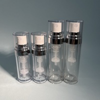 10ml 15ml 30ml Bouteille de mélange d'huile de poudre à double chambre Bouteille de distributeur de séparation de poudre d'eau deux-en-un