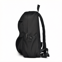 Sac à dos pour ordinateur portable en nylon imperméable avec logo personnalisé, sac d'école léger et tendance, idéal pour les voyages universitaires, vente en gros, usine OEM