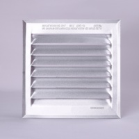 10x10 pouces En Aluminium Louvre Grille D'aération
