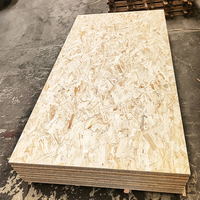 Panneau extérieur imperméable de contreplaqué de meubles 18mm 12mm 9mm épaisseur OSB plat vente matérielle de ciment de panneau de flocon de particules de peuplier