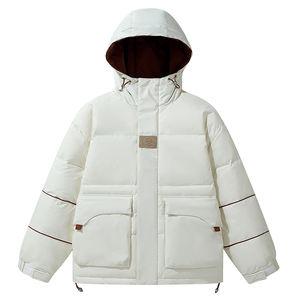 Chaqueta de plumón para hombre, 90% plumón de cisne blanco, gruesa para el invierno. Nuevo abrigo con capucha de plumón para hombre, estándar nacional, a la moda. - Product Image 3