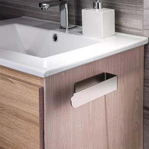 Porte-serviettes mural intégré moderne, design sans perçage, organisateur de salle de bain pour usage quotidien - Product Image 5