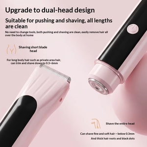 Tondeuse corporelle étanche pour femme, pour cheveux longs jusqu'à 0,36 mm, pour l'entretien de la ligne du bikini, résultat rapide et propre en quelques minutes - Product Image 5