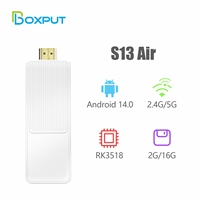 Nuevo S13 Air 2025, Android 14.0 TV Stick, 2GB 16GB, RK3518 Quad Core, Decodificador 4K, WiFi6 Dual, BT5.0, Control Remoto, Dispositivo de Transmisión OTT