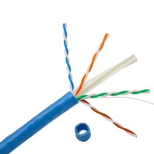 High Speed Cat6A Outdoor Indoor Lan Cable Twisted Pair network cable cat6a 500ft utp price 100 cat6a cable outdoor