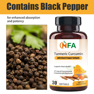Gélules de Curcuma et Curcumine OEM ODM avec Extrait de Curcuma et Extrait de Poivre Noir pour Soutenir le Bien-être Général et la Santé Immunitaire - Product Image 6