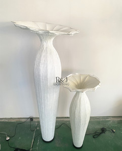 Wabi Sabi Ý Trang Trí Ánh Sáng Sảnh Khách Sạn Nghệ Thuật Trang Trí Phòng Khách Biệt Thự Hiện Đại Nội Thất Sáng Tạo Vải <span class=keywords><strong>LED</strong></span> Đèn Sàn - Product Image 2