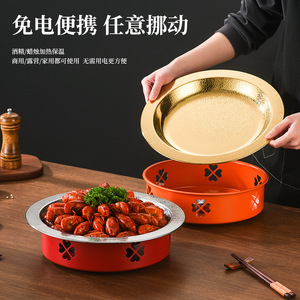 Stainless Steel Hammered Dry Pot With Alcohol Stove For Spicy Hot Pot Crab Stew Fish Head Cooking Non Stick Heat Resistant - Product Image 4