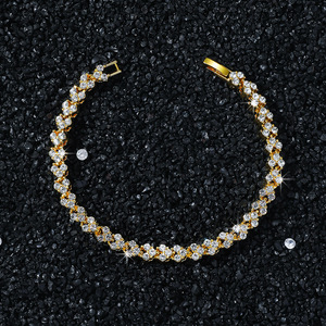 Pulsera de Cadena de 6mm con Diseño de Corazón Entrelazado Estilo Hip Hop para Hombre, Collar Lijing de Moda Tanjing - Product Image 4