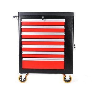 Boîte à outils mobile multifonctionnelle, pièce pour chariots Pièces d'outils lourds, armoire à outils en acier pour l'entretien des tiroirs Chariot d'outils de réparation automobile - Product Image 2