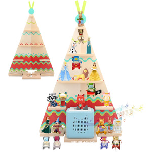 Estante de Almacenamiento de Juguetes para Montar en la Pared, Estante Poligonal de 5 Niveles con Altavoz para Tonies, Organizador para Decoración de Habitación Infantil - Product Image 5
