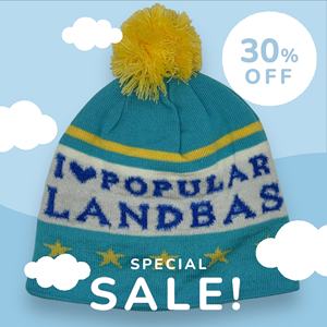 LANDBAS Reliable Taiwan Brand Unisex <b>Kids</b> Beanie 88% Acrylic 12% Nylon Jacquard Knit <b>Winter</b> Skiing <b>Hat</b> 50-52CM for Children - Product Image 3