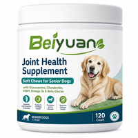 Friandises à mâcher pour la santé des articulations des chiens avec glucosamine, chondroïtine, MSM et oméga-3 pour le soutien des hanches et de la mobilité, soins pour chiens seniors