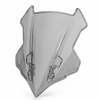 Pare-brise de moto en acrylique anti-rayures, imperméable, coupe-vent, protection UV, incassable, transparent, taille personnalisée, OEM