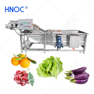 HNOC Nettoyeur de ceinture de légumes à feuilles vertes pour salade Processus de nettoyage de la machine à laver les kiwis à la banane fraîche - Product Image 1