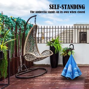 <span class=keywords><strong>Parapluie</strong></span> droit coupe-vent le plus vendu, haute qualité, ouverture automatique, durable, usage domestique, tissu en nylon 190T, prix réduit - Product Image 4