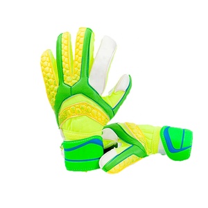 Gants de gardien de but de football professionnels personnalisés avec logo, hybrides, à coutures inversées, protection des doigts, matériaux PU, vente en gros - Product Image 6