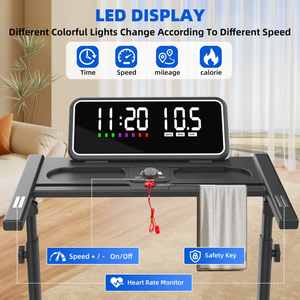 <span class=keywords><strong>Caminadora</strong></span> Eléctrica Plegable Personalizable RS, Plataforma <span class=keywords><strong>para</strong></span> Caminar Comercial con Pantalla LED <span class=keywords><strong>para</strong></span> Ejercicios Cardiovasculares <span class=keywords><strong>en</strong></span> <span class=keywords><strong>Casa</strong></span> - Product Image 2