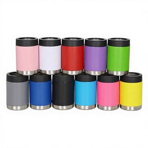 Wholesale 12Oz 14Oz Vacuum Insulated Beer Double-Wall Stainless Steel Beverage Vacuum Insulated Travel Car Can Cooler <b>Cup</b> - Product Image 1
