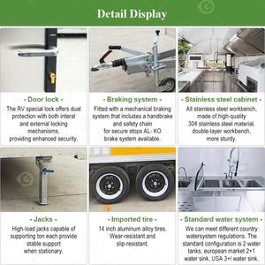 Mobile Rotisserie Chicken Empanada Foodtrailer Cheap Food Trailer Truck Boba Tea Cart Coffee Car <strong>for</strong> <strong>Sale</strong> - Product Image 3